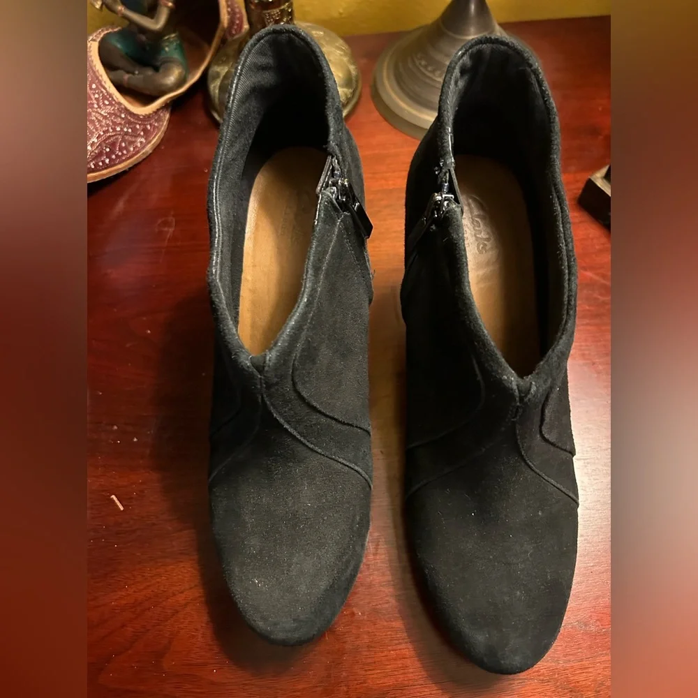 Clarks suede leather booties size 9 - Picture 4 of 6